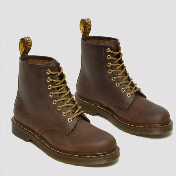 1460 Crazy Horse Leather Lace Up Boots -- Dr. Martens - Picture 2 of 4